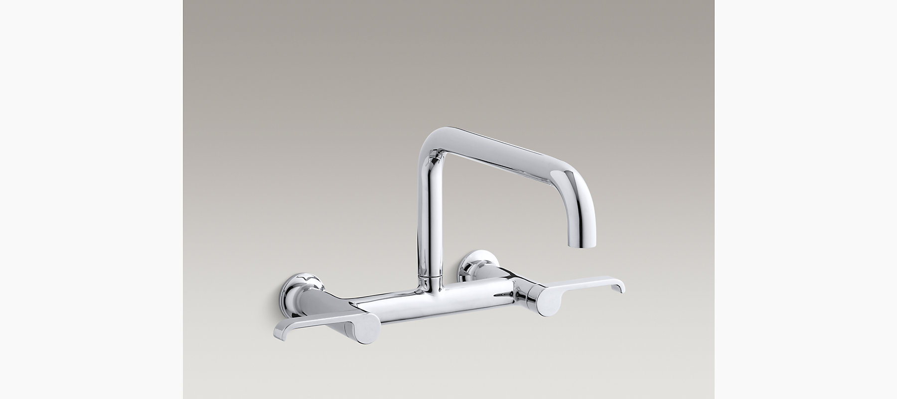 Torq Wall Mount Bridge Kitchen Faucet K 6127 4 KOHLER Torq Wall Mount Bridge Kitchen Faucet K 6127 4 KOHLER